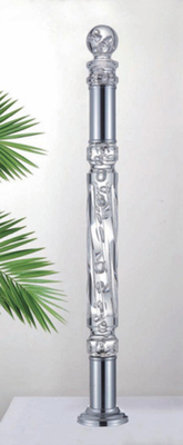 Crystal Hand Railing Acrylic Stair Balustrade Crystal Newel Post Rail Post Acrylic Baluster For Stair Railings