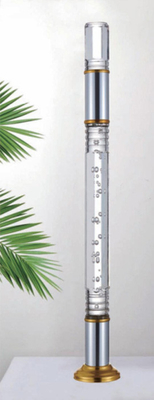 High Grade Indoor Acrylic Stair Railing Plastic Stair Handrail Crystal Glass Stair Pillar Clear Acrylic Baluster