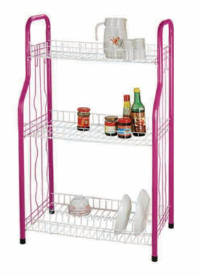 4 Tier Standing Type Kitchen Dinner Plate Dish Rack Dish Drying Rack Plate Rack With U Net Shape Unfoldable Basket