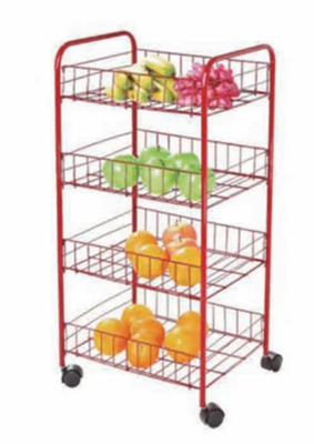 FIRST HORST Manufacturer 4 Tiers Large Size Silver Coating Kitchen Storage Dish Rack Drainer Instock