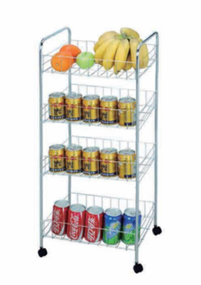 FIRST HORST Manufacturer 4 Tiers Large Size Silver Coating Kitchen Storage Dish Rack Drainer Instock