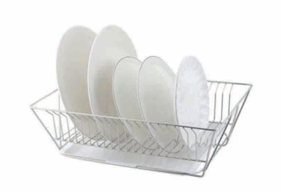 Hot Sale Single-Layer Bowl Drain Rack Aluminum Kitchen Dish Drawer Bowl Rack Pull-Out Basket
