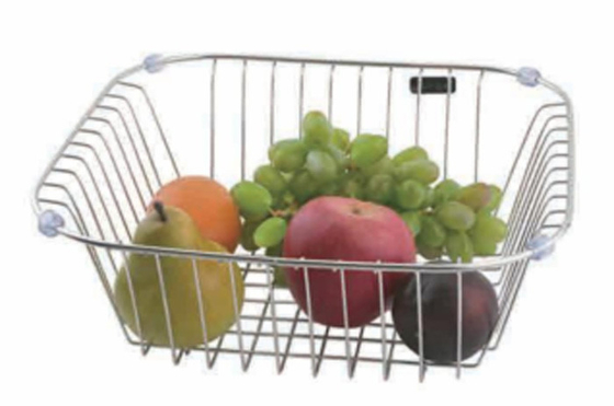 Hot Sale Single-Layer Bowl Drain Rack Aluminum Kitchen Dish Drawer Bowl Rack Pull-Out Basket