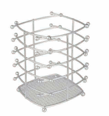 Standing Style Stainless Steel Multifunctional Kitchen Tool Storage Knife Holder Rack