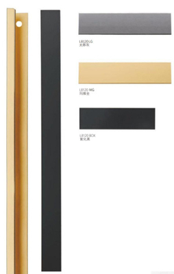 Aluminium Cabinet Handle Matt Ccm Blm Z-black Abg Ab Matt Rose Gold Gold