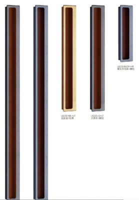 Solid Aluminium Alloy Recessed Mounted Furniture Cabinet Wardrobe Handle For Home Decoration L 150mm X W34.5mm X D 18.4m