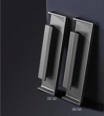 Cabinet Door Handle Concealed Plastic Kitchen Recessed Drawer Flush Pull Handle
