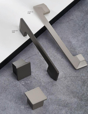 Popular zinc Chinese European-style retro no-hole black self-tapping screws door handel dooroom indoor handle