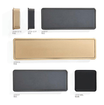 Wholesale Zinc Alloy Modern Luxury Kitchen Cabinet Handles Matt Gold Black Wardrobe Door Drawer Furniture Pull Handle
