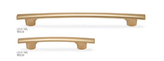 New European Style Luxury Zinc Alloy Brushed Nickel Gold Straight Bar Cabinet Door Hardware Interior Closet Knurled Hand