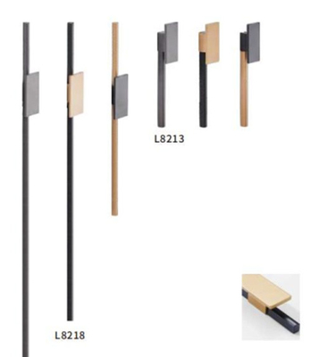 Black Aluminum Alloy Cabinet Handle Aluminum Profile Aluminum Handle