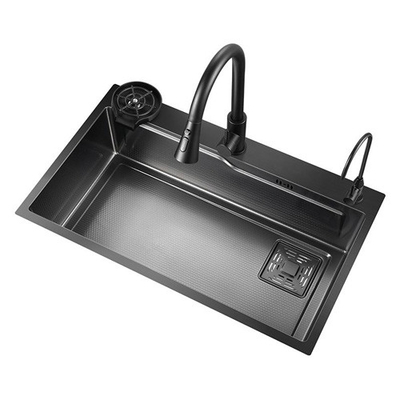 Nano Kitchen 304 Stainless Steel Handmade Small Sink Single Tank Undercounter Basin Sink Wholesale From China Factory