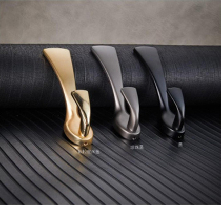 European Double Cloth Coat Hooks Metal Hooks Modern Clothes Hooks For Bedroom