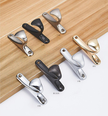 Factory Custom Metal Vintage Towel Coat Double Wall Hooks Wall Mount Black Rustic Clothes Hook