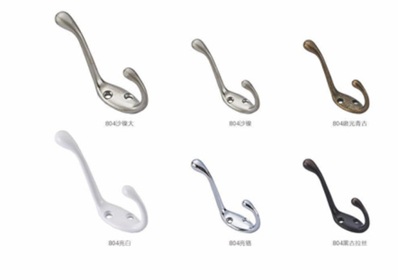 European Double Cloth coat hooks metal Hooks modern Clothes Hooks For Bedroom