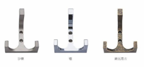 European Double Cloth coat hooks metal Hooks modern Clothes Hooks For Bedroom