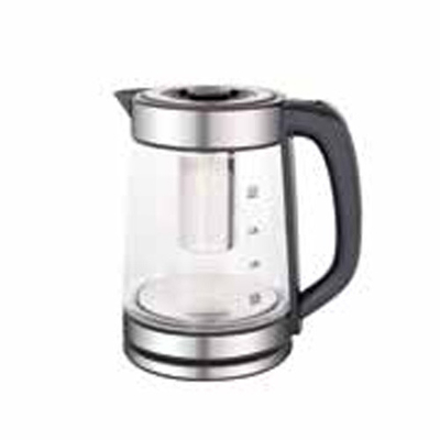 1.8L Glass Hot Electric Kettle With Blue Light Boiling Automatically Power Off Function