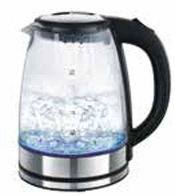 1.8L Glass Hot Electric Kettle With Blue Light Boiling Automatically Power Off Function
