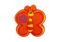 Baby Boy Children Door Knob , Butterfly Childrens Drawer Knobs Mooth Rubber Plastic