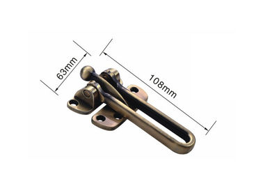 Zinc Alloy Internal Door Latch Furniture Hardware 124x63x22mm Great Extensibility Durability