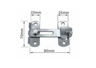 Ss304 Door Lock Latch Simple Modern Style Heavy Duty 70x22mm Small Size