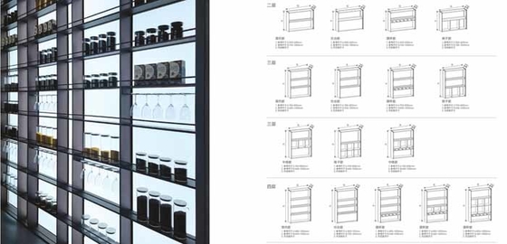 Black Aluminum Honeycomb Cabinet Furniture Bedroom Living Room Storage Cabinets
