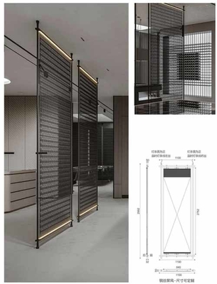 Laser Cut Metal Folding Screen For Room Divider In All Seasons