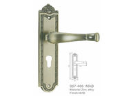 Long Durable Zinc Alloy Door Handle Corrison Resistant Customized Key Shape