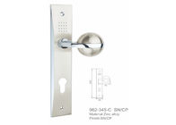 Lightweight Zinc Alloy Door Handle , Entrance Door Knobs Long Lifespan Lock Body
