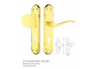 Window System Front Door Lever Handle Set Powder Coated Surface Treantment