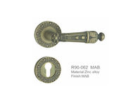 Iran fancy door handles and locks decorative ZINC alloy door handles 85mm