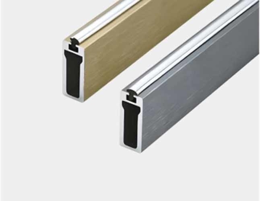 Heavy Duty Aluminium Wardrobe Tub Accessories Clothes Hanging Rod Round And Oval Closet Rod With Bracket