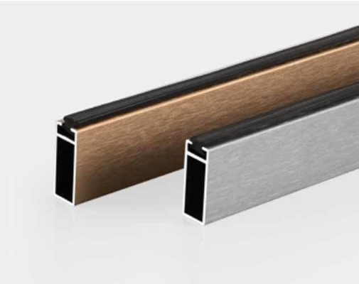 Heavy Duty Aluminium Wardrobe Tub Accessories Clothes Hanging Rod Round And Oval Closet Rod With Bracket