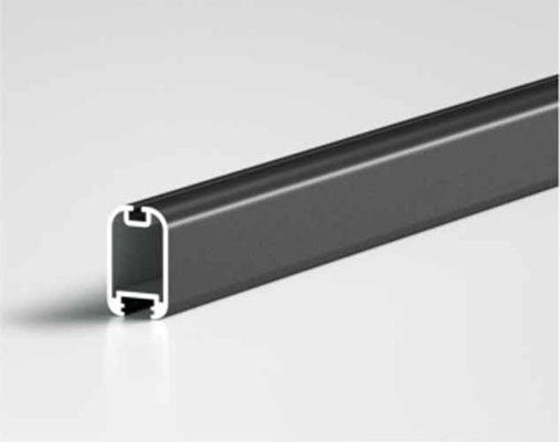 Heavy Duty Aluminium Wardrobe Tub Accessories Clothes Hanging Rod Round And Oval Closet Rod With Bracket