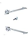 OEM ODM Stainless Steel Master Lift Gas Struts Chrome Finished Low Noise
