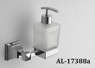 Doubleglass Shelf Pretty Bathroom Accessories Stainless Steel High Standard