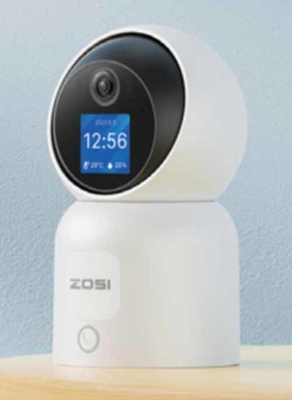 High Quality 5 Inch Wireless Smart Video Baby Monitor with Night Vision 2-Way Audio Pan Tilt Zoom Built-In Temperature Sensor