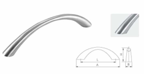 Steel SUS304 Cabinet Handled Furniture Stainless Steel 304 Handle Kitchen Cabinet Door Handle