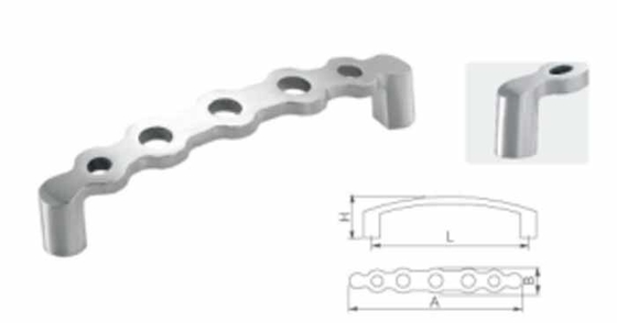 Hole Distance Customize Stainless Steel 304 Matte Door Handle With Screw Fitting