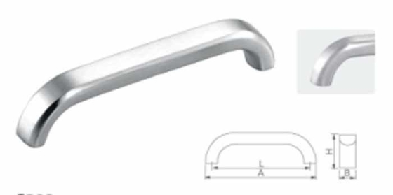 Hole Distance Customize Stainless Steel 304 Matte Door Handle With Screw Fitting
