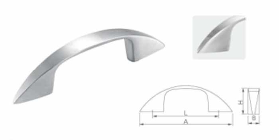 Furniture Hardware Pull Drawer Kitchen Cabinet Knobs Door Stainless Steel Handle