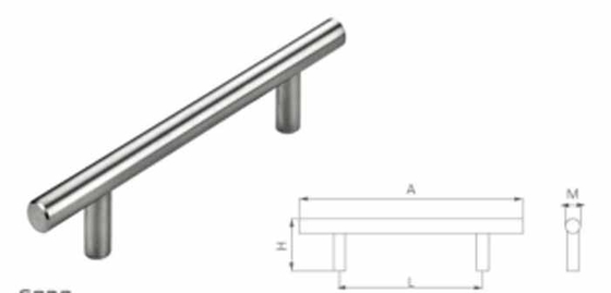 Wooden Door Stainless Steel Round Knob And Fix Rotatable Door Handle