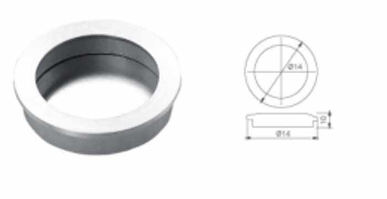 Wooden Door Stainless Steel Round Knob And Fix Rotatable Door Handle