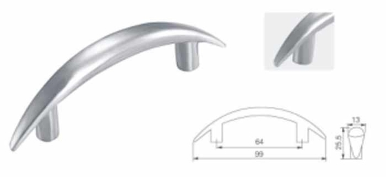 Wooden Door Stainless Steel Round Knob And Fix Rotatable Door Handle