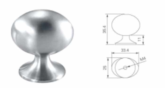 Stainless Steel 304 Ball Knob For Furniture Cabinet Drawer Door 25mm 30mm Separate Rose Kitchen Bedroom Dresser Hotel Living Room