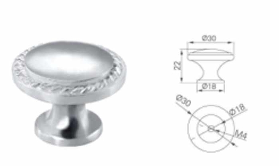 Stainless Steel 304 Ball Knob For Furniture Cabinet Drawer Door 25mm 30mm Separate Rose Kitchen Bedroom Dresser Hotel Living Room