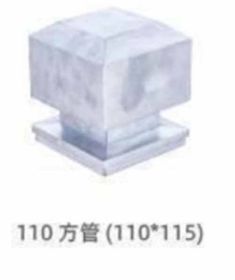 Galvanized Guardrail Accessories Galvanized Guardrail Column Spherical Square Head Cover