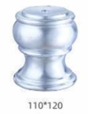 80X80 Aluminum Alloy Guardrail Balcony Railing Stair Handrail Post Cap Peak Cover Heart Seat