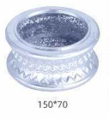 80X80 Aluminum Alloy Guardrail Balcony Railing Stair Handrail Post Cap Peak Cover Heart Seat
