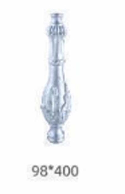 100x100 Or 4x4 Inch Cast Aluminum Fence Post Cap With Ornamental Metal Frame And 3D Modelling Service